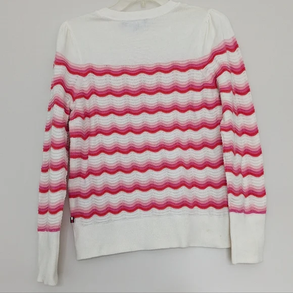 EUC Tommy Hilfiger Wavy Stripe Knit Sweater, WS - Picture 5 of 5